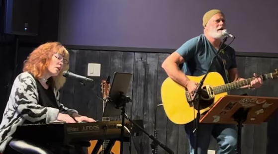 Jeff McRae and LeAnna Wilson of Keys & Frets performing live